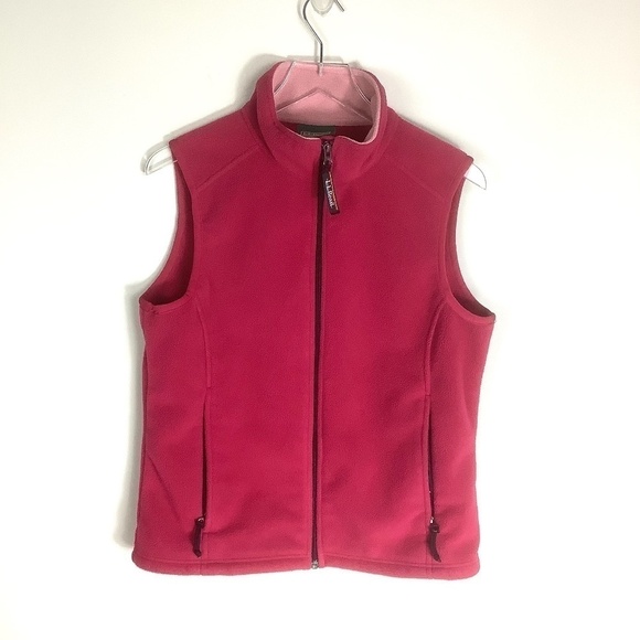 L.L.Bean Women's Coral Fleece Vest M - Picture 7 of 11